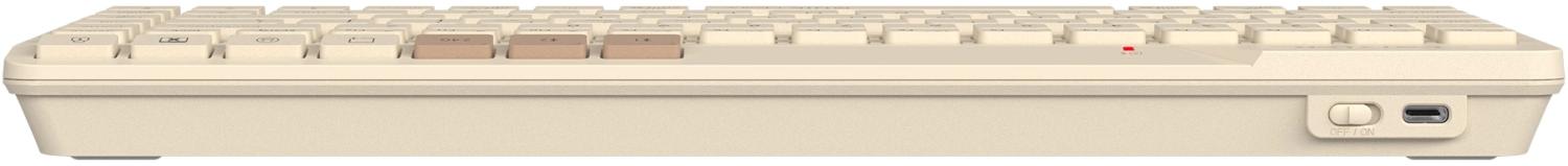 Клавиатура A4Tech FBK26C AS бежевый USB беспроводная BT/Radio slim Multimedia