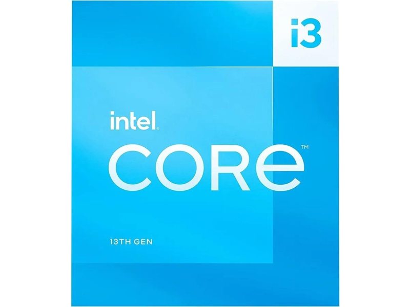 Процессор/ CPU LGA1700 Intel Core i3-13100F (Raptor Lake, 4C/8T, 3.4/4.5GHz, 5MB, 89W) OEM