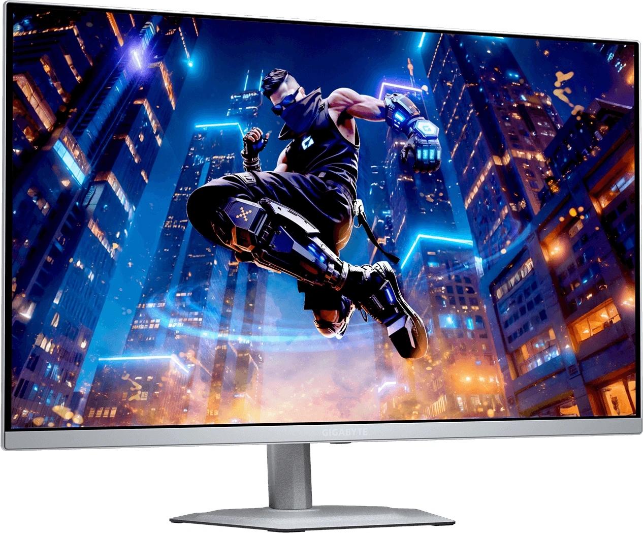 Монитор Gigabyte 26.5" MO27Q2A ICE черный QD OLED LED 16:9 HDMI M/M матовая HAS Piv 1500000:1 1000cd 178гр/178гр 2560x1440 280Hz G-Sync FreeSync Premium Pro DP QHD USB 6.59кг