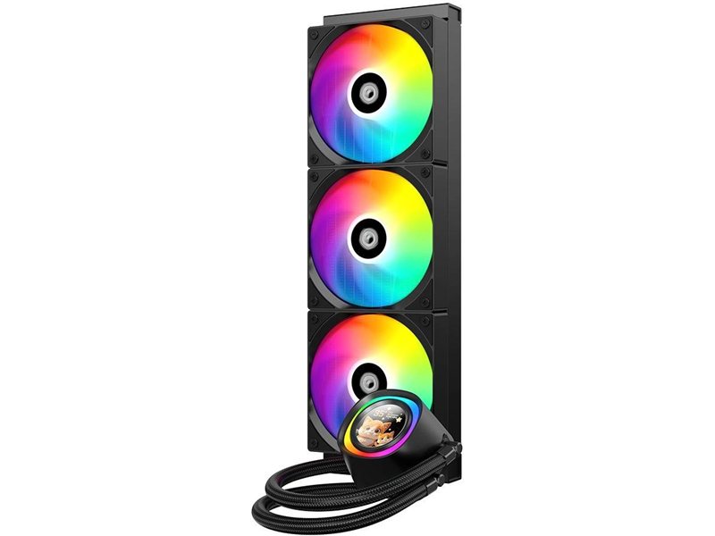 Система водяного охлаждения ID-Cooling FX360 LCD ARGB Soc-AM5/AM4/1200/1700/1851 черный 4-pin 27.2dB Al LCD 350W Ret