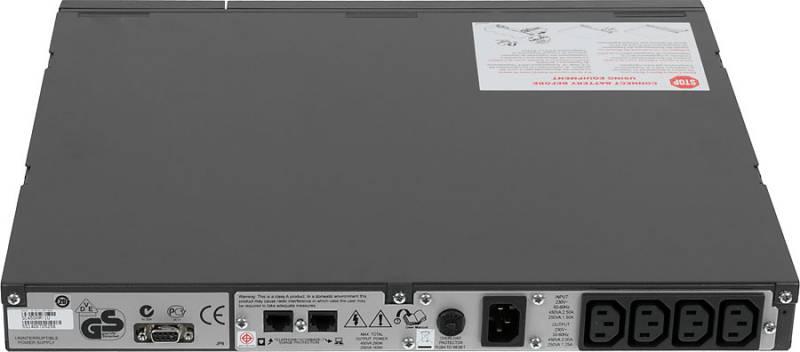Источник бесперебойного питания APC Smart-UPS SC SC450RMI1U 280Вт 450ВА черный