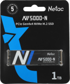 Накопитель SSD Netac PCIe 4.0 x4 1TB NT01NV5000N-1T0-E4X NV5000-N M.2 2280