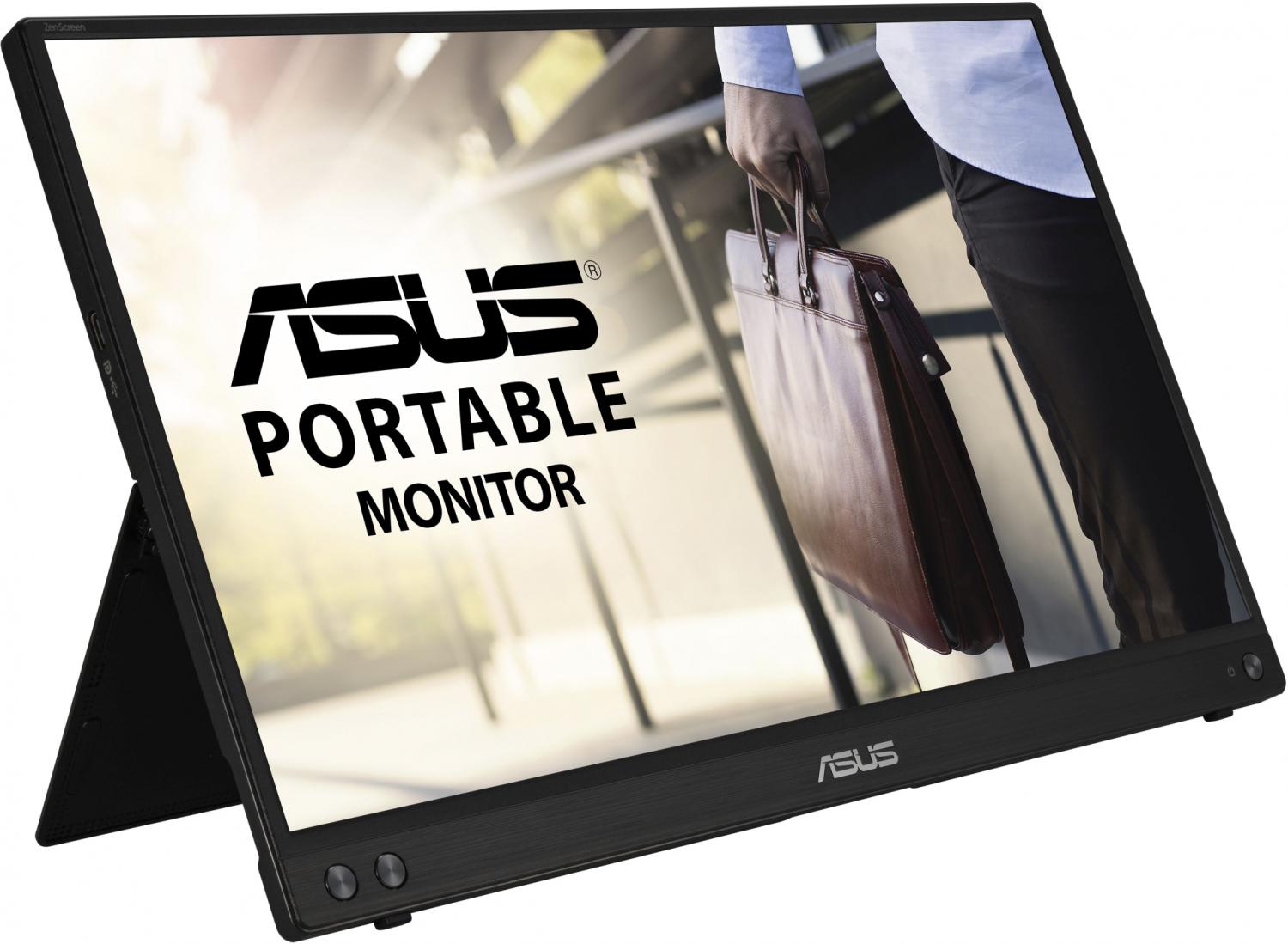 Монитор Asus 15.6" ZenScreen MB16ACV темно-серый IPS LED 16:9 глянцевая 250cd 178гр/178гр 1920x1080 60Hz FHD USB 0.83кг