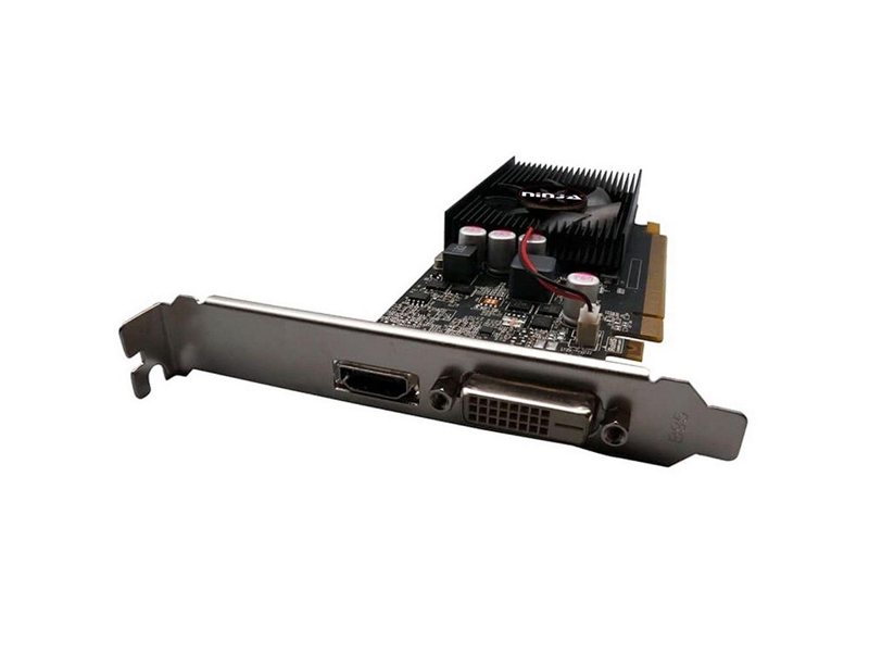 Видеокарта Ninja (Sinotex) GT1030 2GB GDDR5 64bit DVI HDMI 1FAN LP RTL {20} (607820)