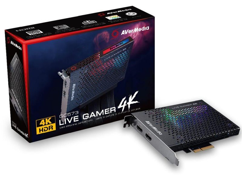 Карта видеозахвата Avermedia LIVE GAMER 4K GC573 внутренний PCI-E