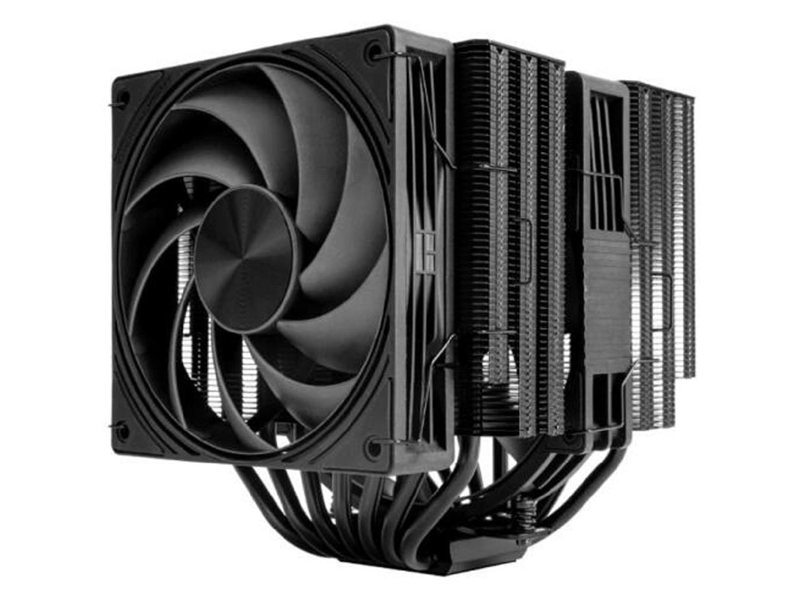 Thermalright Кулер Frost Tower 140 Black LGA115X/1200/1700/1851/2011/2066/AM4/AM5 (Dual Tower, 120mm + 140mm PWM Fan, медное основание, 7 тепл. трубок 6мм) / TRFT140B
