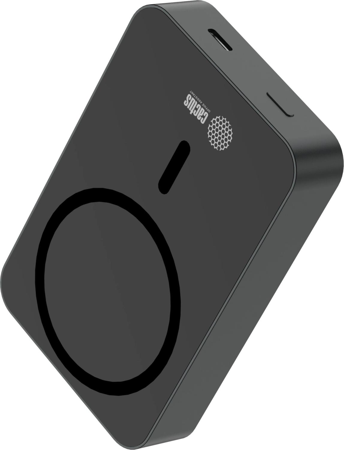 Мобильный аккумулятор Cactus CS-PBFSTA-10000 10000mAh 22.5W 4.5A USB-C беспров.зар. серый