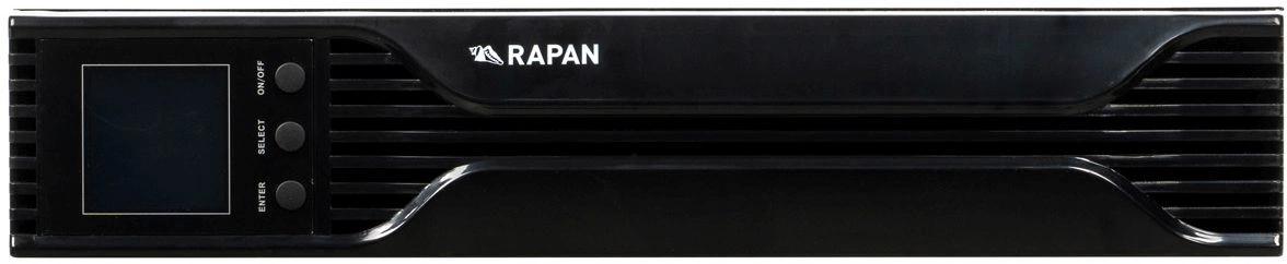 Источник бесперебойного питания Бастион Rapan 1000-RACK-IN-2X9 700Вт 1000ВА черный