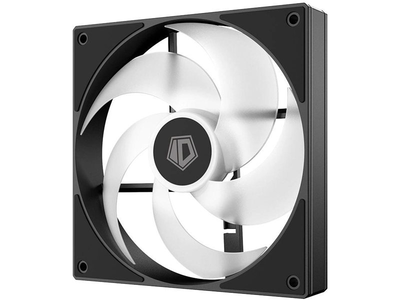 Вентилятор для корпуса ID-Cooling AS-140-ARGB-K ARGB 140х140x25 черный 4-pin 24.9дБ Ret