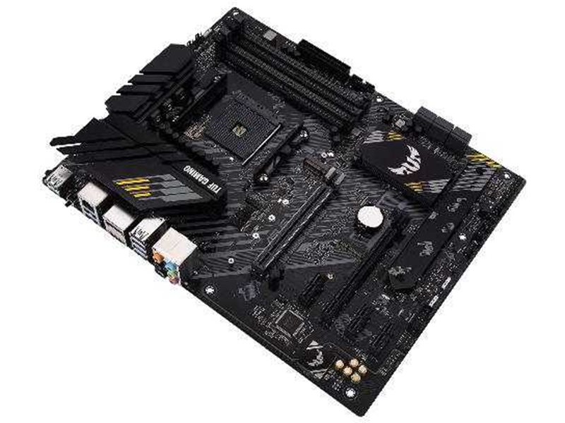 Материнская плата ASUS TUF GAMING B550-PLUS, Socket AM4, B550, 4*DDR4, HDMI+DP, CrossFireX, SATA3 + RAID, Audio, 2,5Gb LAN, USB 3.2*8, USB 2.0*6, COM*1 header (w/o cable) ATX ; 90MB14G0-M0EAY0