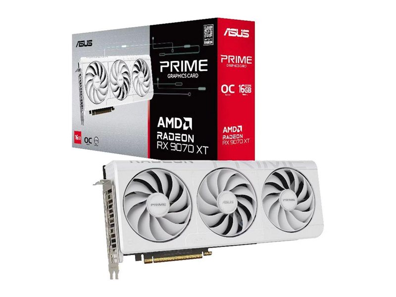 Видеокарта ASUS AMD Radeon RX 9070 XT 16 ГБ PRIME (90YV0L75-M0NA00)
