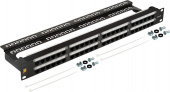 Патч-панель Lanmaster LAN-PPC48U6 19" 1U 48xRJ45 кат.6 UTP