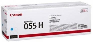 Картридж лазерный Canon 055HC 3019C002/004 голубой бар.в компл. (5900стр.) для Canon LBP663Cdw/LBP664Cx/MF746Cx/MF742Cdw/MF744Cdw