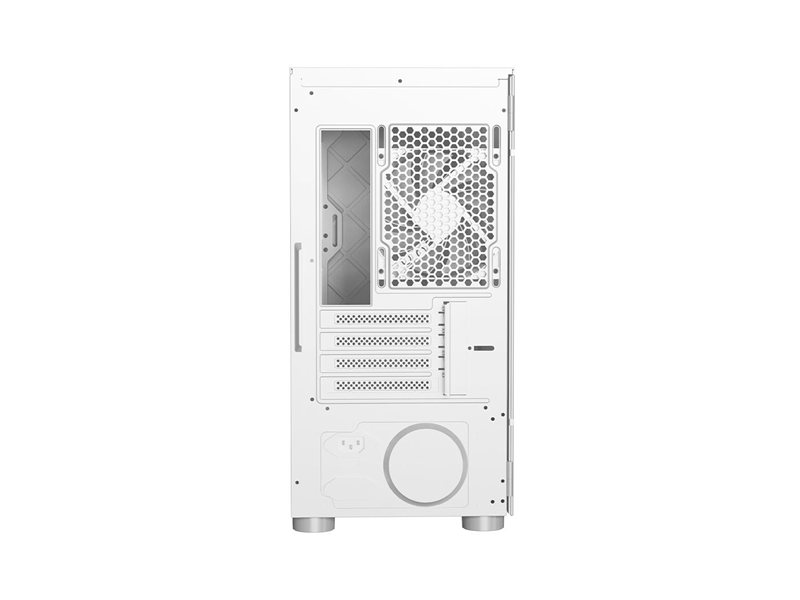 Корпус без блока питания/ Case PCCooler LM300 ARGB WH, Mini-Tower, TG, 1x120mm ARGB, 1xUSB-A 3.0 + 2xUSB-A 2.0, mATX, mITX White