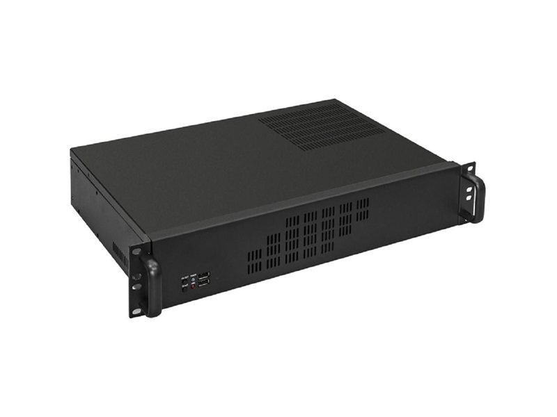 Exegate EX297708RUS Серверный корпус ExeGate Pro 2U300-04 <RM 19", высота 2U, глубина 300, БП 600PPH-SE, USB>