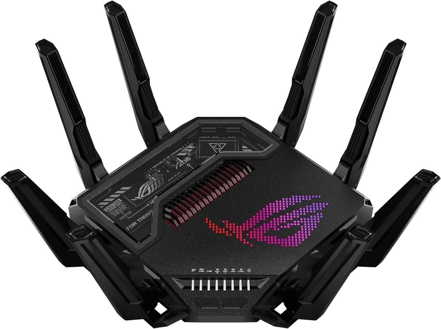 Роутер беспроводной Asus GT-BE98 BE25000 100/1000/2500/10000BASE-T черный