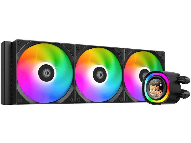 Система водяного охлаждения ID-Cooling FX360 LCD ARGB Soc-AM5/AM4/1200/1700/1851 черный 4-pin 27.2dB Al LCD 350W Ret