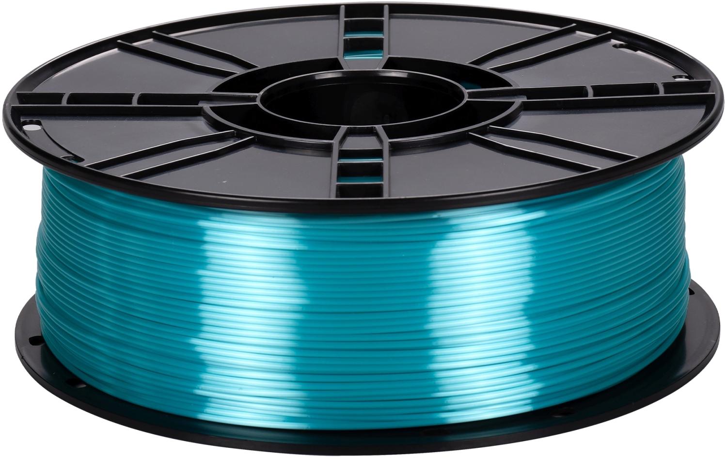 Пластик для принтера 3D Cactus CS-3D-PLA-1KG-S-CYAN PLA SILK d1.75мм 1кг L326м 1цв.