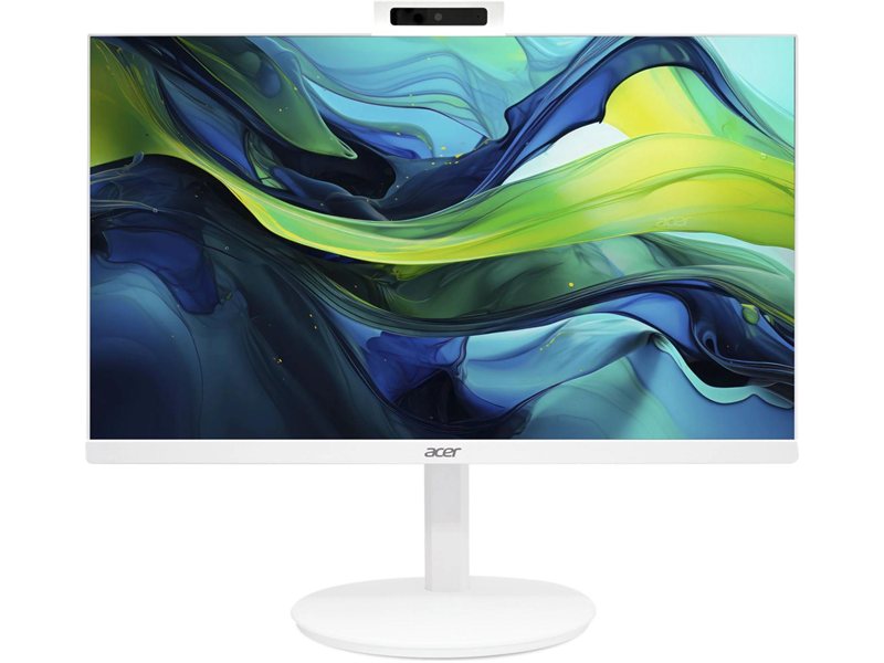 Моноблок Acer Aspire C27A-P1MTL 27" Full HD Core Ultra 5 115U (1.5) 16Gb SSD512Gb Graphics CR Eshell GbitEth WiFi BT 90W клавиатура мышь Cam белый 1920x1080