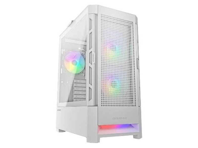 Cougar Airface RGB White, 2х140мм + 1x120mm ARGB Fan, ARGB Fan Hub, без БП, белый, ATX