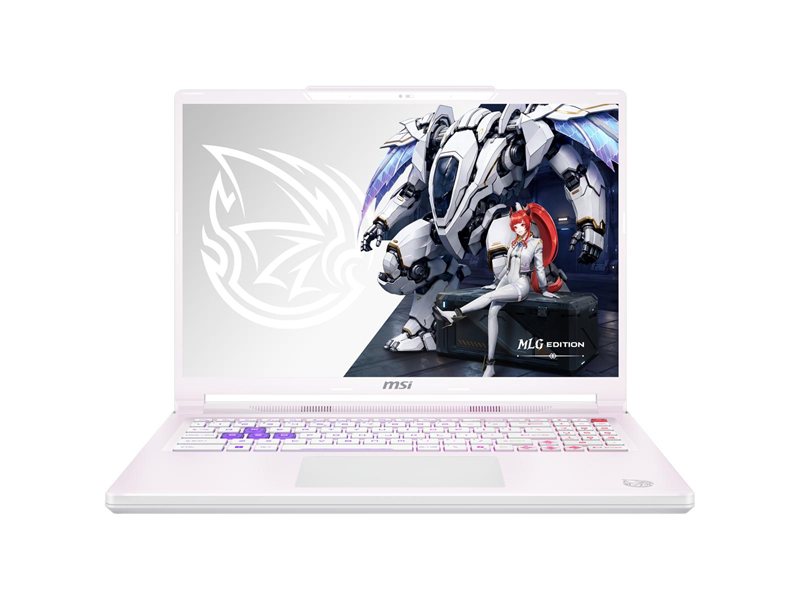 Ноутбук MSI Crosshair A16 HX MLG Edition E8WFK-090XRUY AMD Ryzen 9 8940HX/16Gb (2*8 D5)/SSD1Tb/RTX5060 8Gb (115W)/16"/IPS/WQXGA/2560x1600/240Hz/NoOS/RJ-45/White/2.3kg
