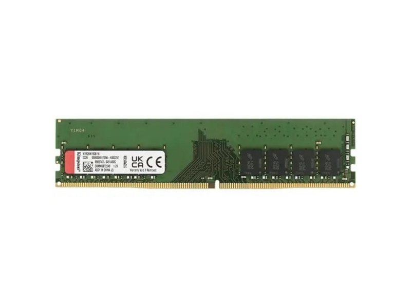 Модуль памяти Kingston KVR26N19S8/16 16GB DDR4 2666 DIMM Non-ECC, CL19, 1.2V, 1Rx8, RTL {25}, (311495)