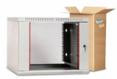 Шкаф коммутационный ЦМО ШРН-ЭКОНОМ (ШРН-Э-6.350) настенный 6U 600x350мм пер.дв.стекл 85кг серый 300мм 11.4кг 180град. 345мм