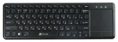 Клавиатура Оклик 830ST черный USB беспроводная slim Multimedia Touch (1011937)