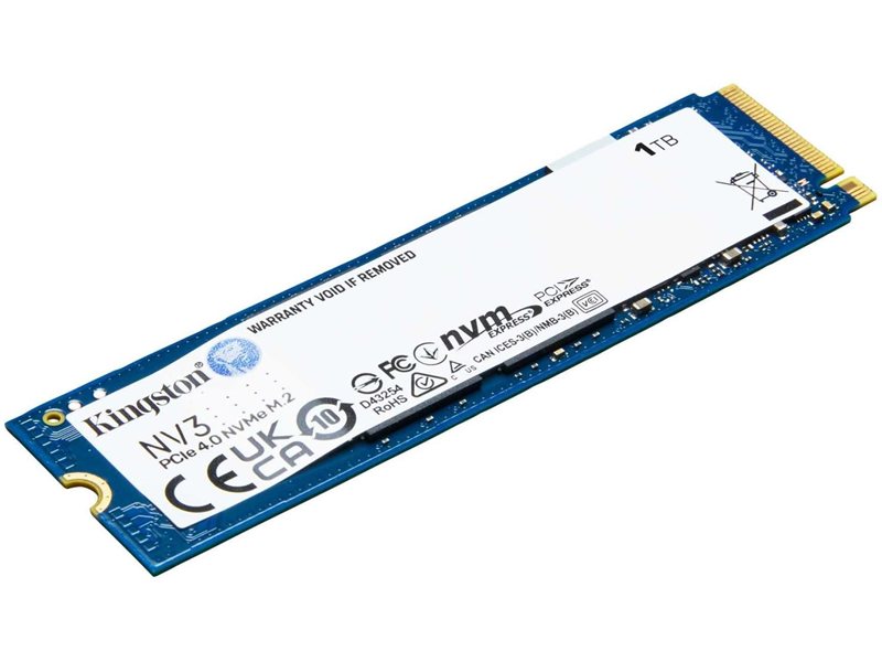 Накопитель SSD Kingston PCIe 4.0 x4 1TB SNV3S/1000G NV3 M.2 2280