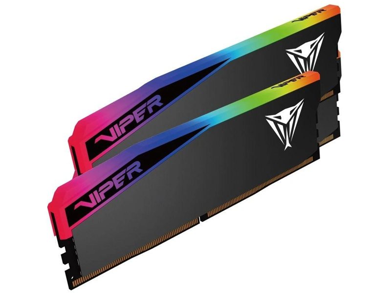 Память DDR5 2x32GB 6000MHz Patriot VEUR564G6028K Viper Elite 5 Ultra RGB RTL Gaming PC5-48000 CL28 DIMM UDIMM 288-pin 1.4В kit single rank с радиатором Ret