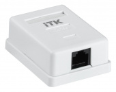 Розетка ITK CS2-1C5EU-12 настен. RJ45 1 кат.5E UTP бел.