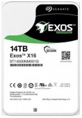 Жесткий диск/ HDD Seagate SATA 14Tb Exos X16 6Gb/s 7200 256Mb  OFFICIAL RECERTIFIED 1 year warranty (replacement WUH721414ALE6L4, ST14000NM000J, MG08ACA14TE, ST12000NM001G, ST12000NM000J, WUH721414ALE6L0, WUS721212BLE6L4)