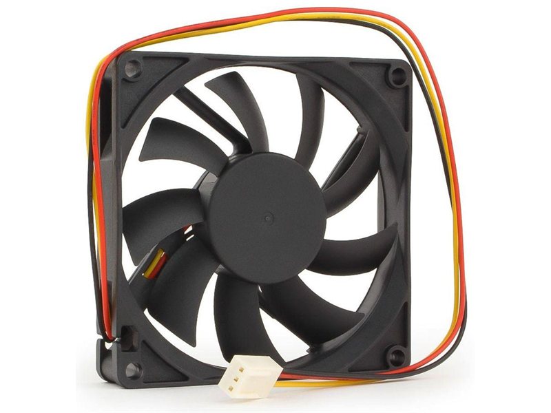 Вентилятор в корпус Gembird D8015ВM-3, 80x80x15 подшипник, 3 pin, провод 30 см , OEM {100}
