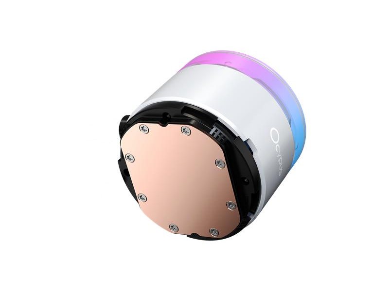 Система жидкостного охлаждения/ Water Cooling System Ocypus Delta L24 WH ARGB V2 (280W, 240mm, White, ARGB, Fans: 2x120mm, 73CFM, 2000RPM/ Pump height 60mm, 27dBA, 2650RPM, Rad thickness 27mm/ S: 1851, 1700, 1200, 115X, AM5, AM4)