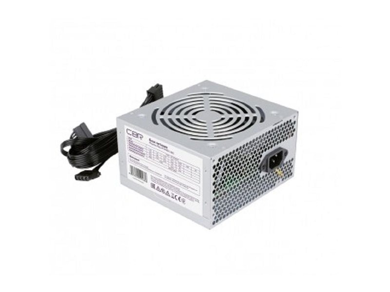 Блок питания CBR ATX 400W, 12см fan, 24pin/1*4pin/1*IDE/2*SATA, кабель питания 1.2м, черный [PSU-ATX400-12EC] OEM