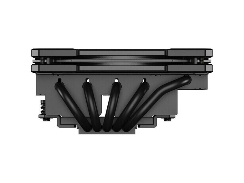 Cooler ID-Cooling IS-55 ARGB Black LGA1700/1200/115X/AM5/AM4 высота 55mm (27шт/кор, TDP 125W, PWM, 5 тепл.трубок + медная база, ARGB FAN 120mm, черный) BOX