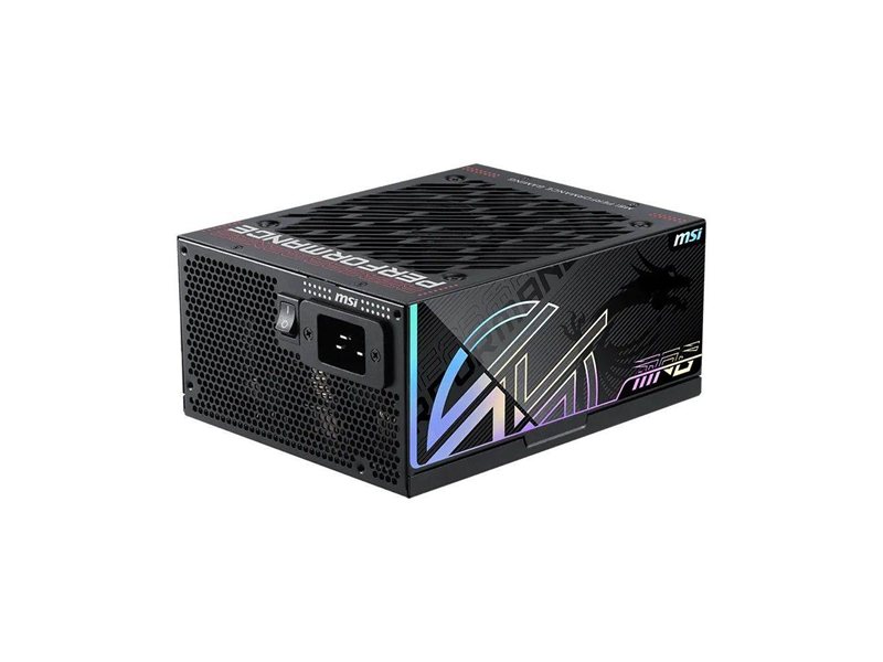 Блок питания ПК MSI MPG Ai1300TS PCIE5 , 1300W, 80+ Titanium, полностью модульный, ATX 3.1, PCIE5.1, RTL
