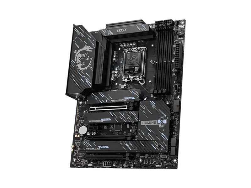 Материнская плата MSI Z890 GAMING PLUS WIFI6E Z890, LGA1851, 4*DDR5, 3*PCIEx16, 1*PCIEx1, 4*M.2, 2*TypeC, 1*USB3.2Gen2, 6*USB3.2Gen1, 8*USB2.0, 4*SATA3.0, 5G, DP, HDMI, ATX, RTL