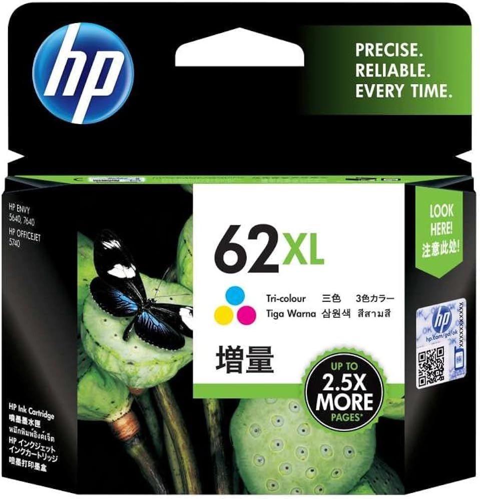 Картридж струйный HP 62XL C2P07AE многоцветный печ.гол.в компл. (415стр.) для HP OJ 200