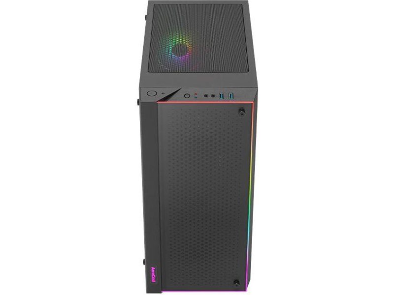 Корпус Aerocool Skribble черный без БП ATX 3x120mm 4x140mm 2xUSB3.0 audio bott PSU