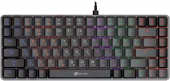 Клавиатура Оклик K615X механическая серый/серебристый USB slim Multimedia for gamer LED (1934413) кабель 1.5м
