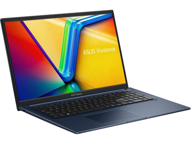 Ноутбук Asus Vivobook 17 X1704VA-AU1108 Core 7 150U 16Gb SSD512Gb Intel Graphics 17.3" IPS FHD (1920x1080) без ОС blue WiFi BT Cam (90NB13X2-M00MU0)