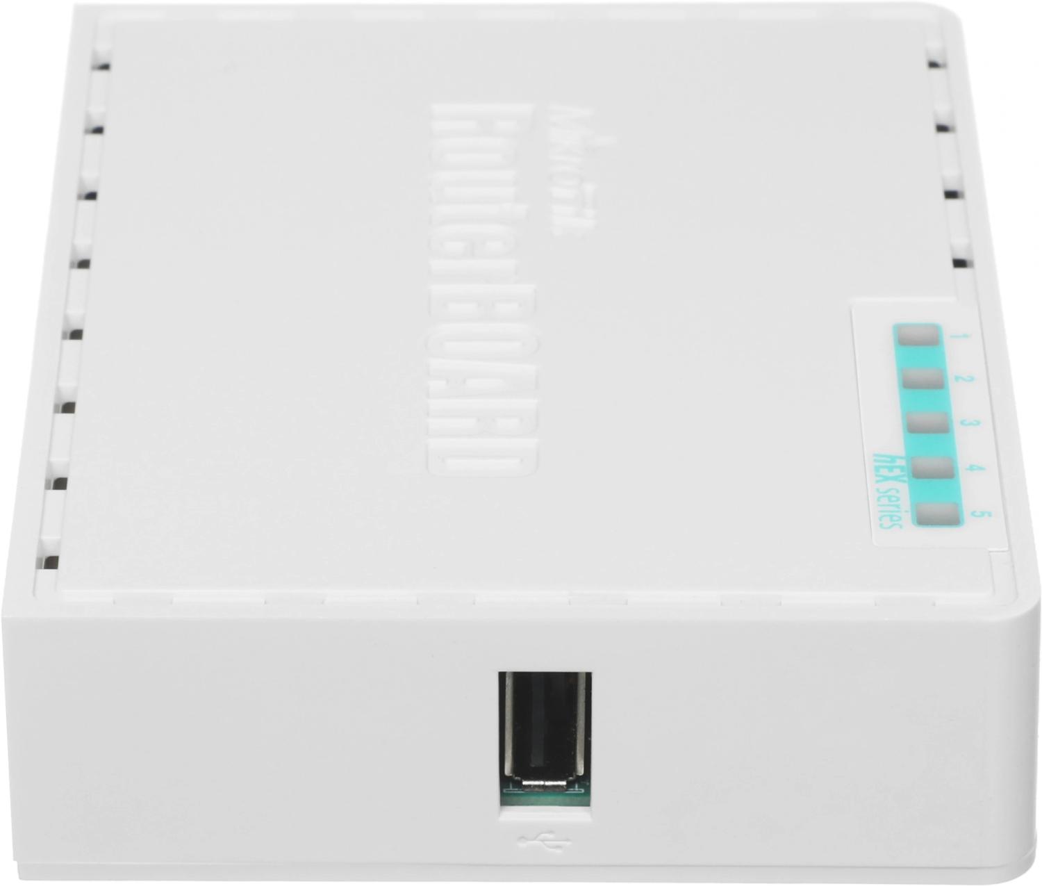 Роутер MikroTik hEX PoE lite (RB750UPR2) 10/100BASE-TX белый