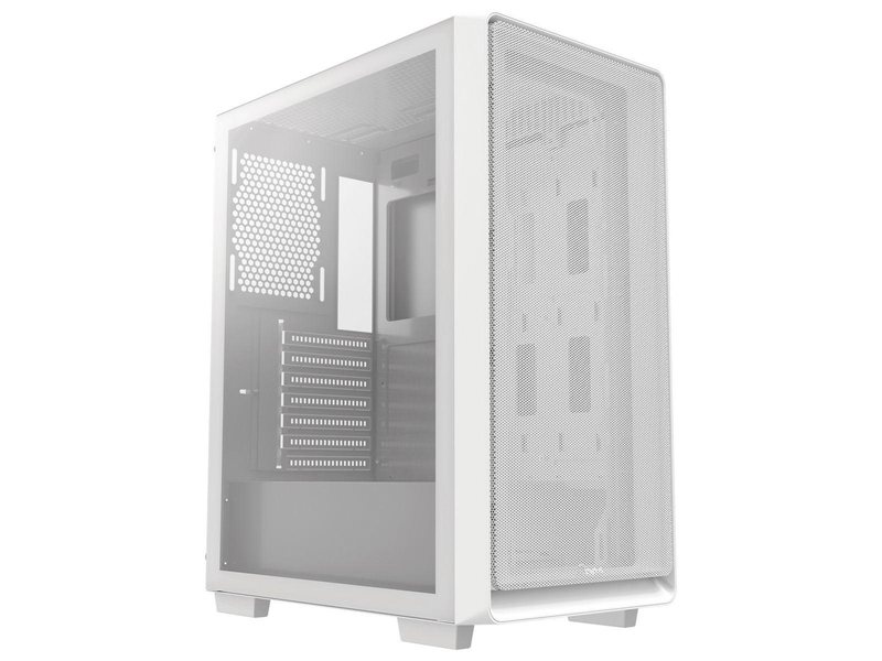Корпус ПК без блока питания/ Case Ocypus Gamma C60 WH, Midi-Tower, TG, no fans, 1xUSB-A 3.0 + 2xUSB 2.0, ATX, mATX, mITX White