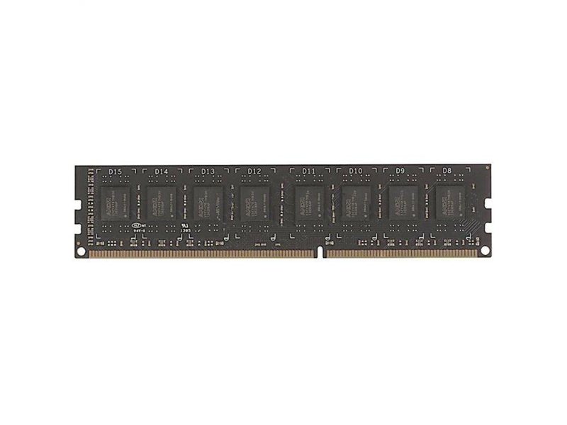Модуль памяти AMD Radeon 4GB  DDR3 1333 DIMM R3 Value Series Black R334G1339U1S-UO Non-ECC, CL9, 1.5V, Bulk R334G1339U1S-UO (180022)