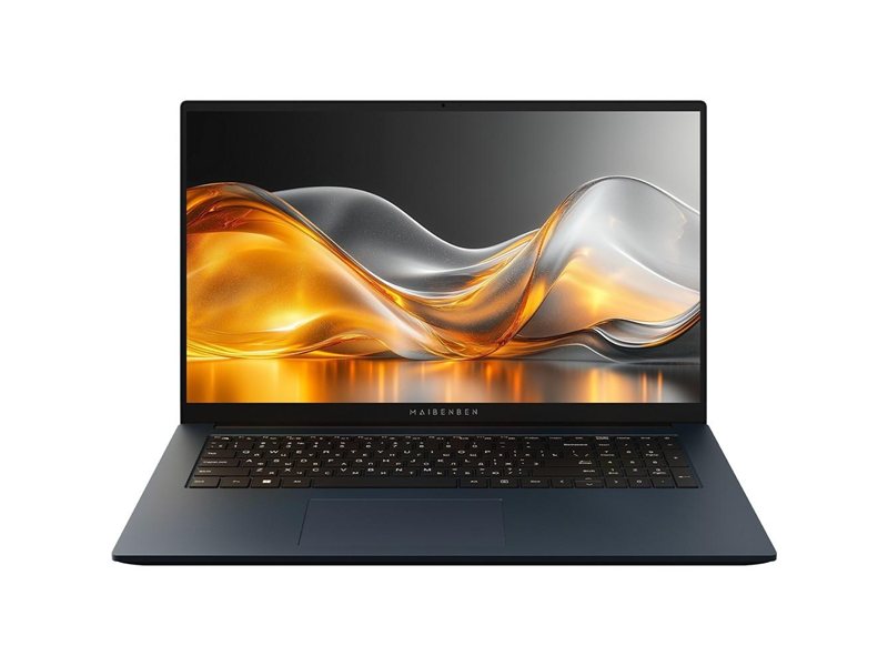 Ноутбук Maibenben M17A 17.3"(1920x1080 IPS (60Hz))/AMD Ryzen 5 7430U(2.3Ghz)/16384Mb/512PCISSDGb/Int:AMD Radeon/Cam/BT/WiFi/45WHr/war 1y/2.06kg/Blue/Linux + mouse/pad