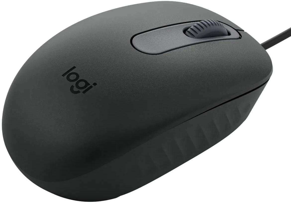 Мышь Logitech M86 черный оптическая 8000dpi USB для ноутбука 2but (910-007661)