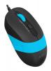 Мышь A4Tech Fstyler FM10 черный/синий оптическая 1600dpi USB 4but (FM10 BLUE)