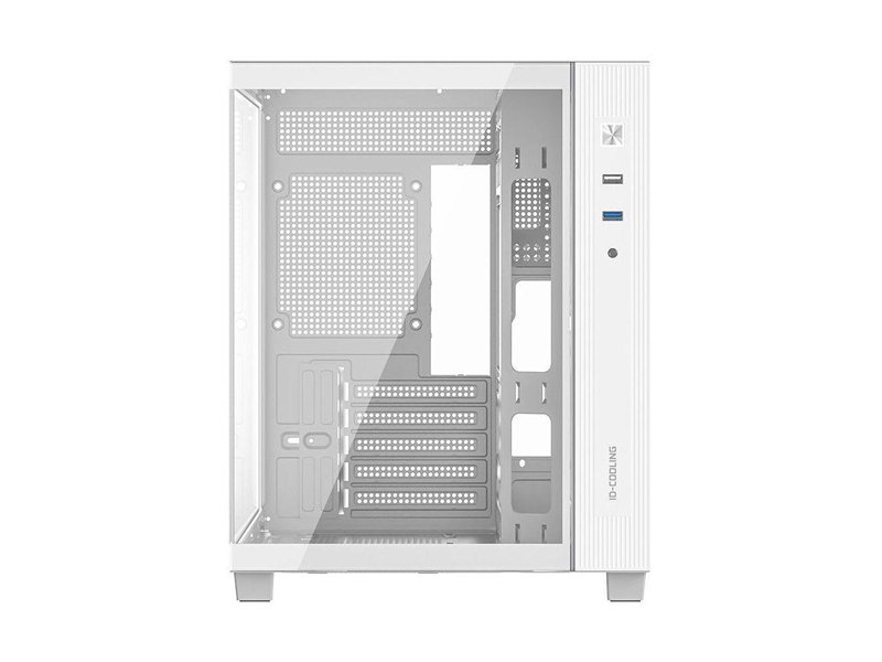 Case ID-Cooling VIEW 500 White mATX/ win TG/ no fan/ CPU 162mm/ GPU 407mm/ no PSU