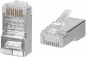 Коннектор Cabeus (8P8C-SH-C6) UTP кат.6 RJ45 серебристый